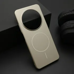 Futrola - maska PURE mat MagSafe za Xiaomi Redmi 14C/Redmi A4 zlatna (MS).