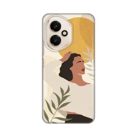 Silikonska futrola - maska print Skin za Huawei Honor 400 Lite Boho Girl.
