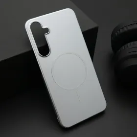 Futrola - maska PURE mat MagSafe za Samsung A556 Galaxy A55 5G srebrna (MS).