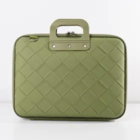 Torba za laptop Fashion Intrecciato 15" zelena.