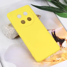 Futrola - maska Teracell Soft Velvet za Huawei Honor Magic 7 lite zuta.