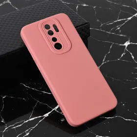 Futrola - maska Teracell Giulietta za Xiaomi Redmi Note 8 Pro mat tamno roze.