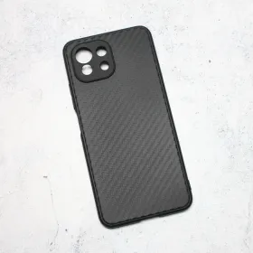 Futrola - maska Carbon fiber za Xiaomi Mi 11 Lite crna.