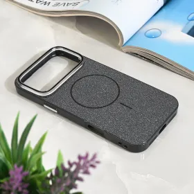 Futrola - maska Magsafe Sparkle Dust za iPhone 17 Pro Max 6.9 crna.