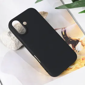 Futrola - maska Teracell Soft Velvet za iPhone 17 6.3 crna.