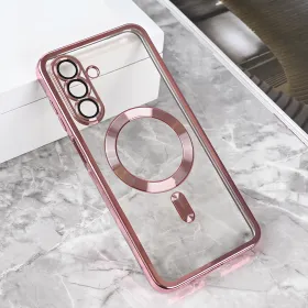 Futrola - maska Magsafe Lux za Samsung A266 Galaxy A26 5G roze.