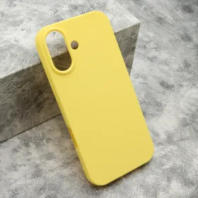 Futrola - maska GENTLE COLOR za iPhone 17 (6.3) zuta (MS).