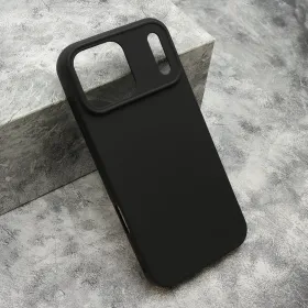 Futrola - maska GENTLE COLOR za iPhone 17 Pro Max (6.9) crna (MS).