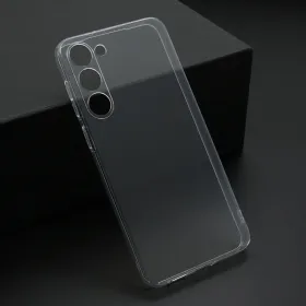 Futrola - maska ultra tanki PROTECT silikon za Samsung S916B Galaxy S23 Plus providna (bela) (MS).