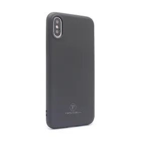 Futrola - maska Teracell Giulietta za iPhone X/XS mat crna.