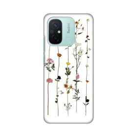 Silikonska futrola - maska print Skin za Xiaomi Redmi 12C Flower.