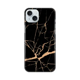 Silikonska futrola - maska print za iPhone 15 Plus 6.7 All Black.