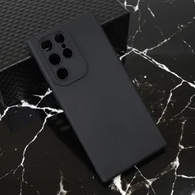 Futrola - maska Teracell Giulietta za Samsung Galaxy S22 Ultra 5G mat crna.