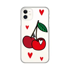 Silikonska futrola - maska print za iPhone 11 6.1 Cherry.