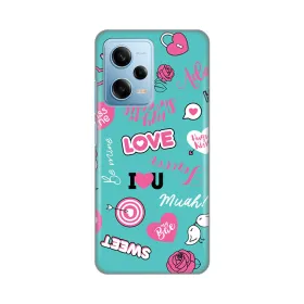Silikonska futrola - maska print za Xiaomi Redmi Note 12 Pro 5G (EU) Love.