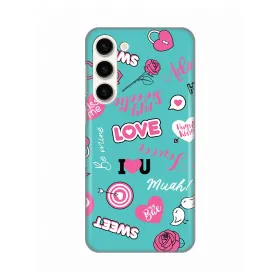 Silikonska futrola - maska print za Samsung S916B Galaxy S23 Plus Love.