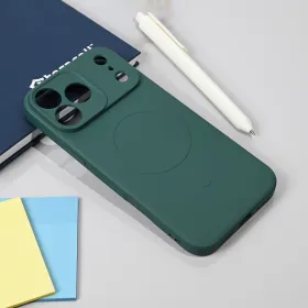 Futrola - maska Teracell Giulietta Magsafe za iPhone 17 Pro Max 6.9 tamno zelena.