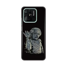 Silikonska futrola - maska print za Xiaomi Redmi 10C Funny Albert Einstein.