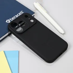 Futrola - maska Teracell Giulietta Magsafe za iPhone 17 Pro 6.3 crna.