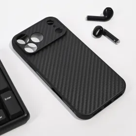 Futrola - maska Carbon fiber za iPhone 17 Pro Max 6.9 crna.