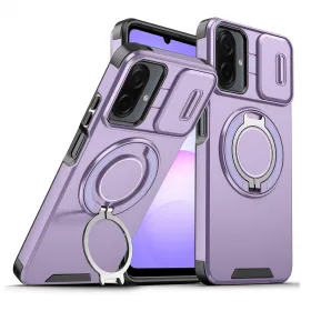 Futrola - maska CamShield Ring stand za Samsung A075F Galaxy A07 ljubicasta.