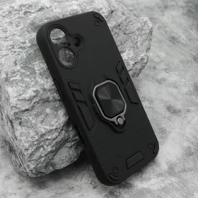 Futrola - maska Square ring za iPhone 17 (6.3) crna (MS).