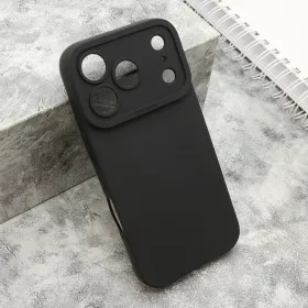 Silikonska futrola - maska Pro Camera za iPhone 17 Pro (6.3) crna (MS).