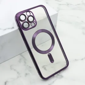 Futrola - maska CAMERA PROTECT MagSafe za iPhone 13 Pro Max (6.7) ljubicasta (MS).