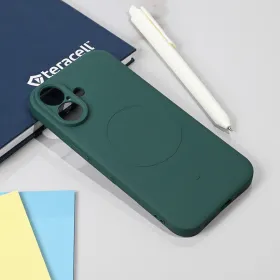 Futrola - maska Teracell Giulietta Magsafe za iPhone 17 6.3 tamno zelena.