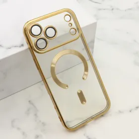 Futrola - maska CAMERA PROTECT MAGSAFE II za iPhone 17 Pro Max (6.9) zlatna (MS).