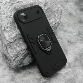 Futrola - maska Square ring za iPhone 17 AIR (6.6) crna (MS).