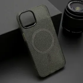 Futrola - maska SPARKLING MagSafe za iPhone 13 (6.1) crna (MS).