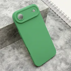 Silikonska futrola - maska Pro Camera za iPhone 17 AIR (6.6) tamno zelena (MS).