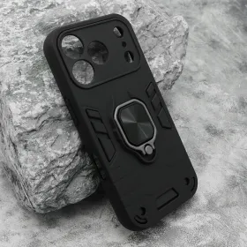 Futrola - maska Square ring za iPhone 17 Pro (6.3) crna (MS).