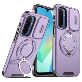 Futrola - maska CamShield Ring stand za Samsung A175 Galaxy A17 ljubicasta.