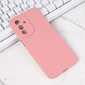 Futrola - maska Silikon Pro Camera za Samsung A175 Galaxy A17 roze.