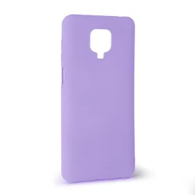 Futrola - maska Teracell Giulietta za Xiaomi Redmi Note 9 Pro/Note 9 Pro Max/Note 9S mat ljubicasta.