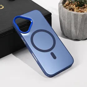 Futrola - maska Magsafe Clear za iPhone 17 6.3 plava.