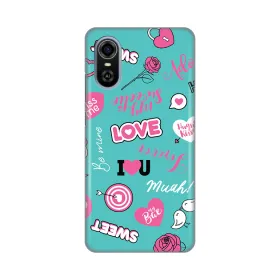 Silikonska futrola - maska print za ZTE Blade A31 Plus Love.