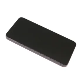 LCD ekran / displej za Samsung S911B Galaxy S23 5G + touchscreen + frame black OLED (MS).