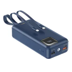 Power bank prenosiva baterija Remax Suji Series RPP-550 20W+22.5W PD+QC 30000mAh plava.