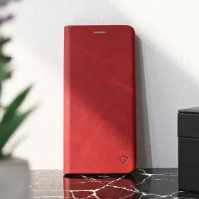 Futrola - maska Teracell Elegant Flip za Honor X6a/X6b/X6c crvena.