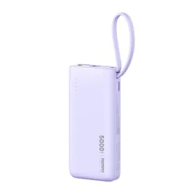 Power bank prenosiva baterija Remax Xiaoxiao RPP-676 2.1A 5000mAh ljubicasta.