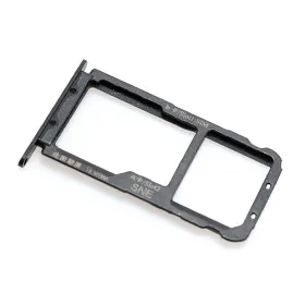 Ulozak za SIM/Micro SD za Huawei Mate 20 Lite/Honor Play black (MS).