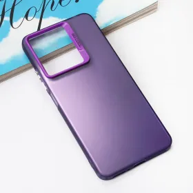 Futrola - maska Clear za Xiaomi Redmi Note 13 4G ljubicasta.