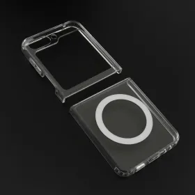 Futrola - maska STANDARD MagSafe za Samsung F731B Galaxy Z Flip 5 5G providna (bela) (MS).