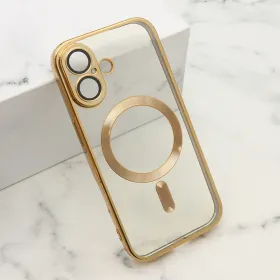 Futrola - maska CAMERA PROTECT MAGSAFE za iPhone 17 (6.3) zlatna (MS).