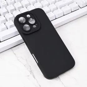 Futrola - maska Silikon Pro Camera za iPhone 16 Pro 6.3 crna.