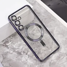 Futrola - maska Magsafe Lux za Samsung S721B Galaxy S24 FE crna.