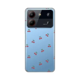 Silikonska futrola - maska print Skin za ZTE Blade A54 Little Cherry.